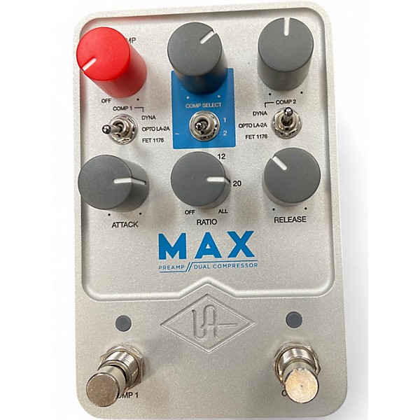 Used Universal Audio UAFX MAX Preamp and Dual Compressor Effect Pedal