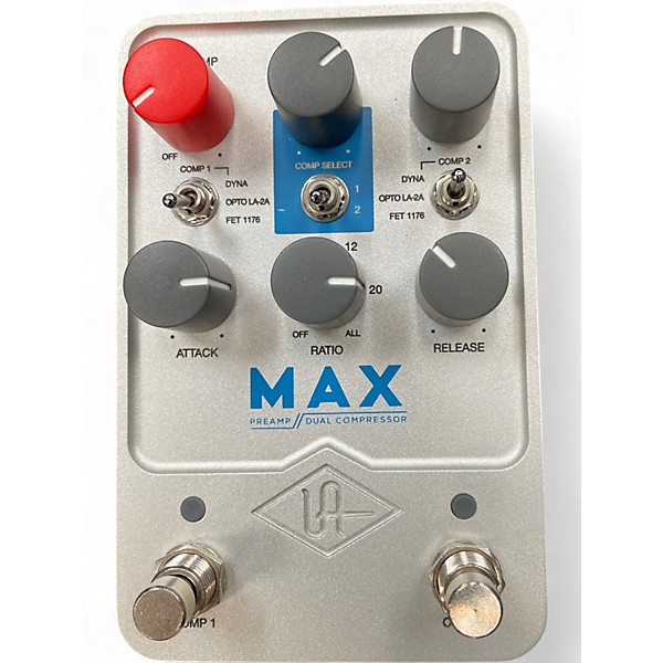 Used Universal Audio UAFX MAX Preamp and Dual Compressor Effect Pedal