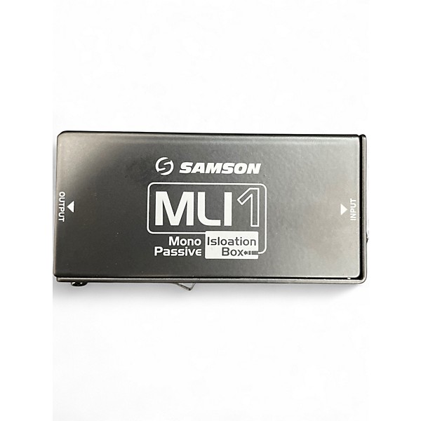 Used Samson MLI1 Mono Passive Isolation Box Direct Box