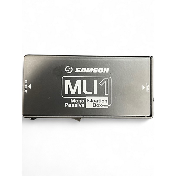 Used Samson MLI1 Mono Passive Isolation Box Direct Box