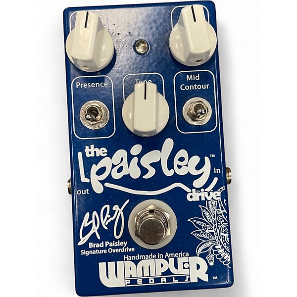 Used Wampler PAISLEY DRIVE Effect Pedal