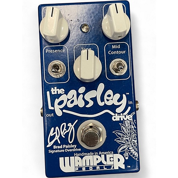Used Wampler PAISLEY DRIVE Effect Pedal