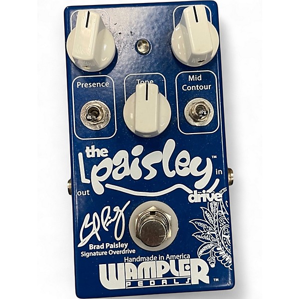 Used Wampler PAISLEY DRIVE Effect Pedal