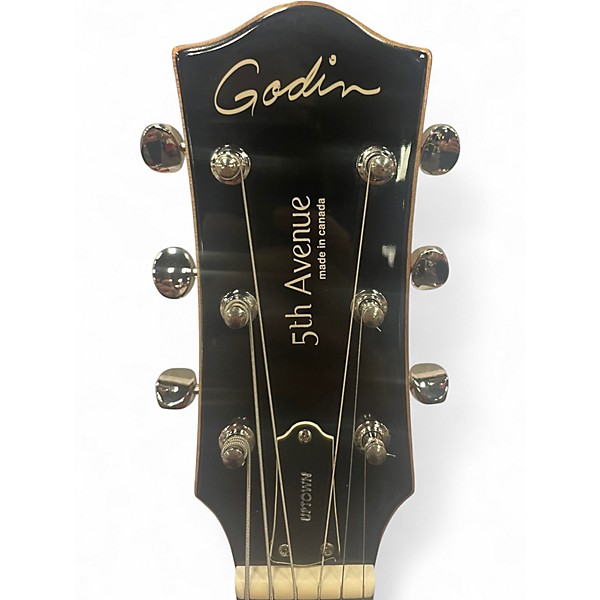 Used 2010s Godin 5TH AVENUE UPTOWN GT SUNRISE Hollow Body Electric Guitar