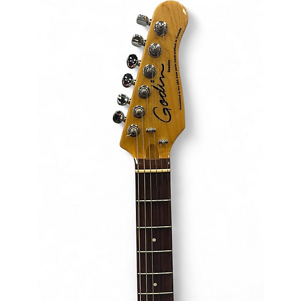 Used Godin SESSIONS VINTAGE BURST Solid Body Electric Guitar