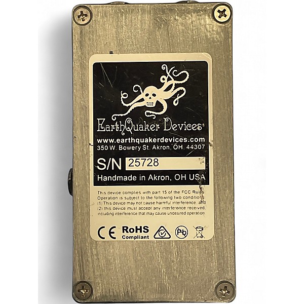 Used EarthQuaker Devices Afterneath Reverb Effect Pedal