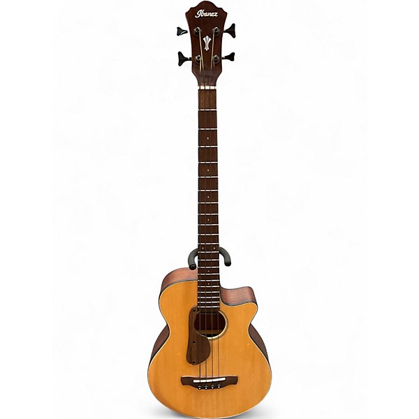 Used Ibanez AEGB30E Natural Electric Bass Guitar