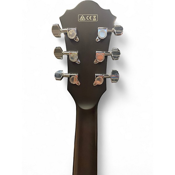 Used Ibanez AS53 Trans Black Hollow Body Electric Guitar