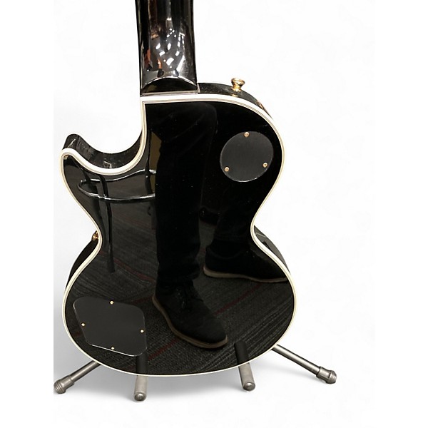 Used Epiphone LES PAUL CUSTOM P-90 Black Solid Body Electric Guitar