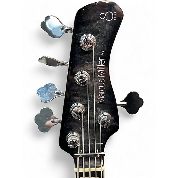 Used Sire Marcus Miller V9 Alder 5 String Trans Green Electric Bass Guitar