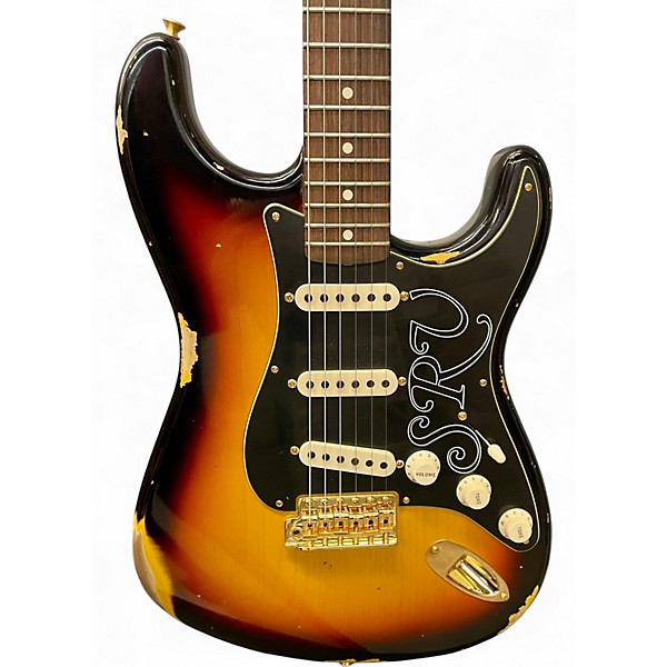 Used 2023 Fender SRV Custom Shop Relic closet classic hardware 3 Color Sunburst Solid Body Electric Guitar