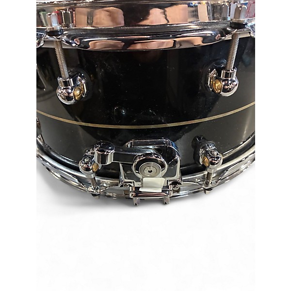 Used Pearl 6.5X14 HYBRID EXOTIC FIBERGLASS\KAPUR BLACK Drum