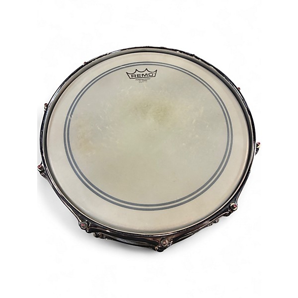 Used Pearl 6.5X14 HYBRID EXOTIC FIBERGLASS\KAPUR BLACK Drum