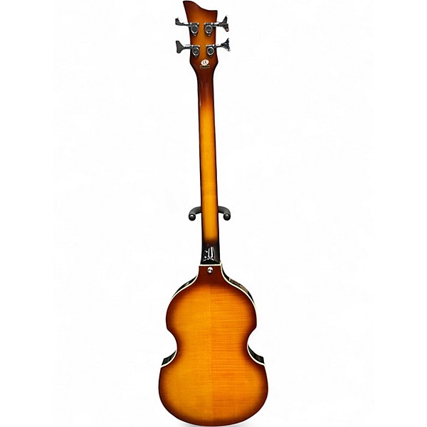 Used Rogue VB-100 Violin Bass Guitar Vintage Sunburst Electric Bass Guitar