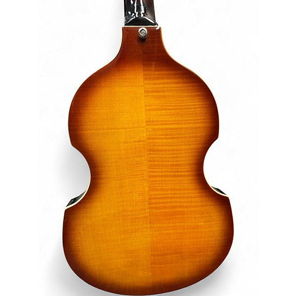 Used Rogue VB-100 Violin Bass Guitar Vintage Sunburst Electric Bass Guitar