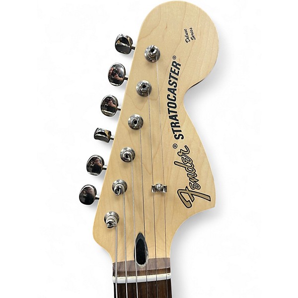 Used Fender Tom Delonge Signature Stratocaster Surf Green Solid Body Electric Guitar