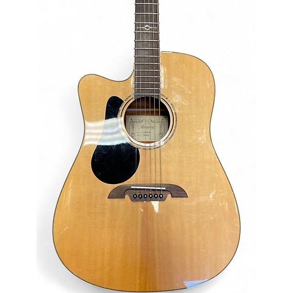 Used 2022 Alvarez AD60LCE Natural Acoustic Electric Guitar