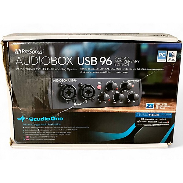 Used PreSonus audiobox usb96 Audio Interface