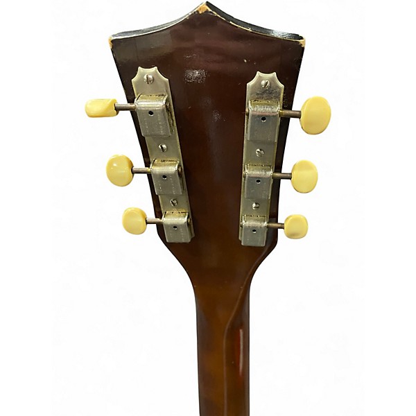 Vintage 1960s Kay galaxy 2 Color Sunburst Hollow Body Electric Guitar