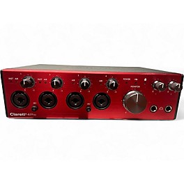Used Focusrite clarett+ 4pre Audio Interface