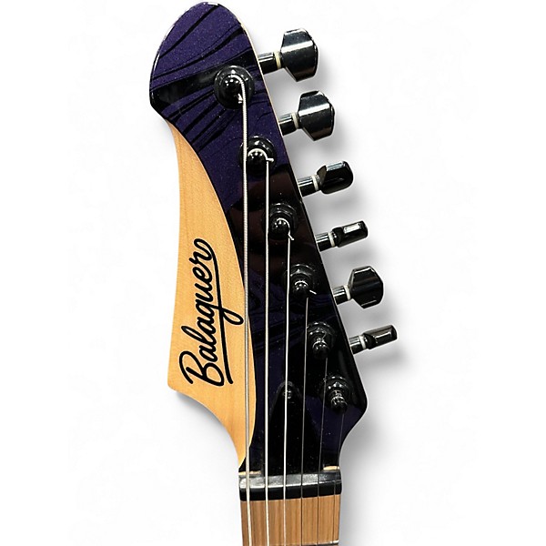 Used Balaguer ARCHETYPE PURPLE SWIRL Solid Body Electric Guitar