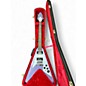 Used Epiphone IGC KIRK HAMMET FLYING V PURPLE METALLIC Solid Body Electric Guitar thumbnail