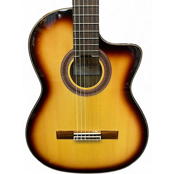 Used Cordoba GK Studio Edge Burst Classical Acoustic Guitar