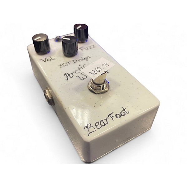 Used Bearfoot Fx Arctic White Fuzz Effect Pedal