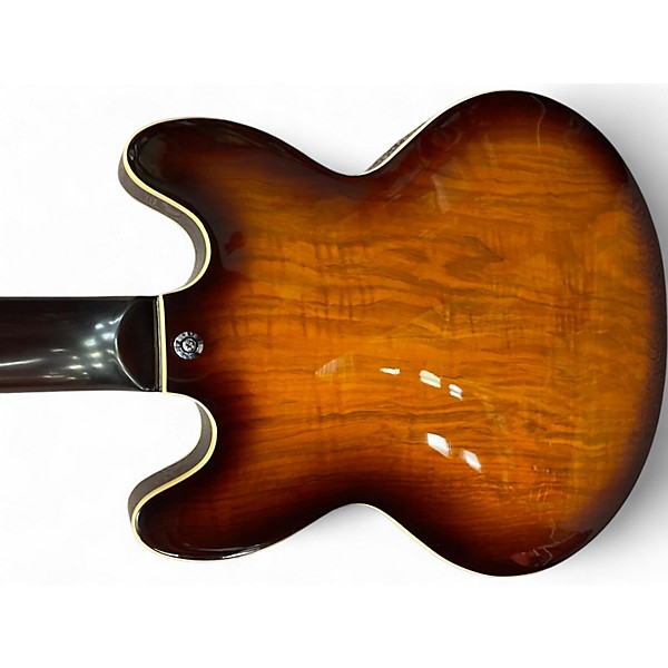 Used Ph DC39 TOBACCO BURST Hollow Body Electric Guitar