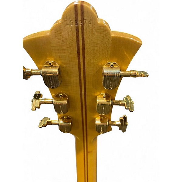 Vintage 1970s Guild Artist Award Natural Hollow Body Electric Guitar