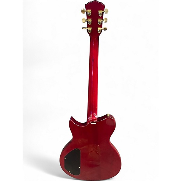 Used Washburn WI-64DL Trans Red Solid Body Electric Guitar