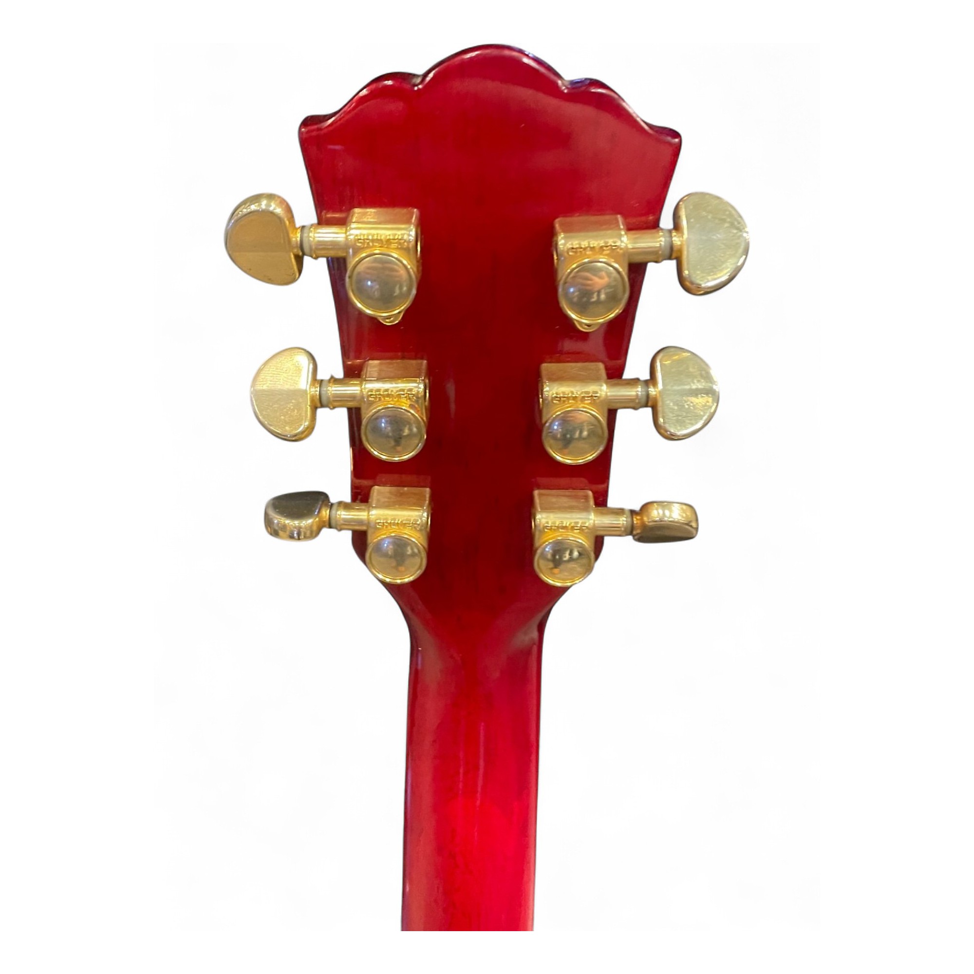 Used Washburn WI-64DL Trans Red Solid Body Electric Guitar Trans