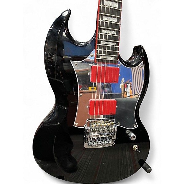 Used 2017 ESP LTD GT-600 GLEN TIPTON Black Solid Body Electric Guitar