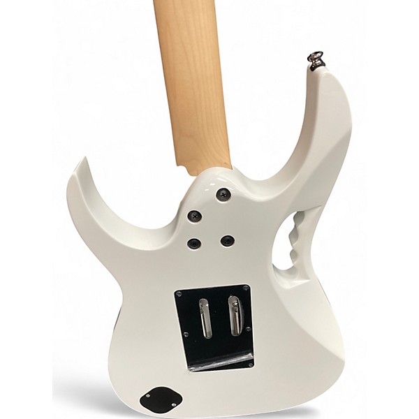 Used Ibanez JEMJR Alpine White Solid Body Electric Guitar