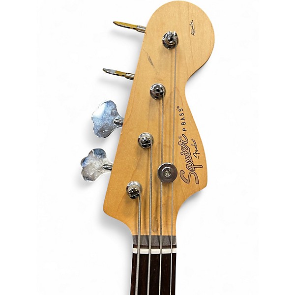 Used Squier Affinity Precision Bass Olympic White Electric Bass Guitar