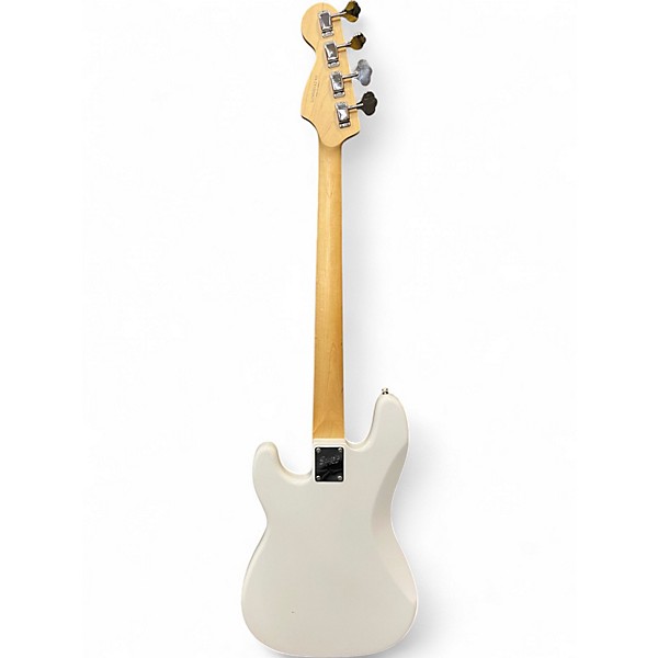 Used Squier Affinity Precision Bass Olympic White Electric Bass Guitar