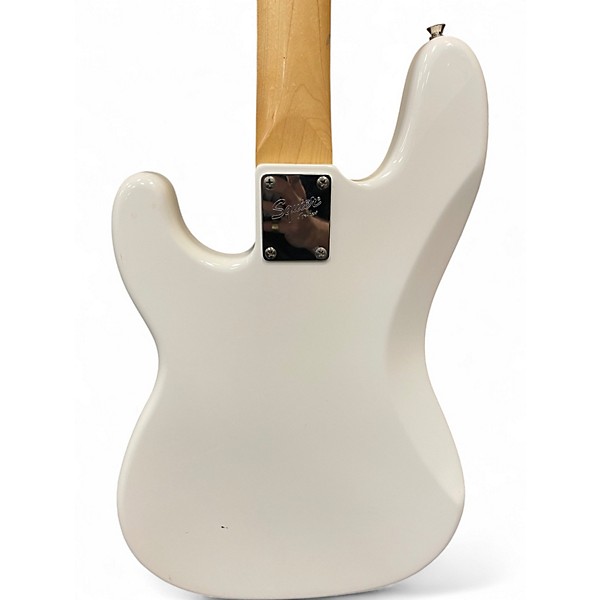 Used Squier Affinity Precision Bass Olympic White Electric Bass Guitar