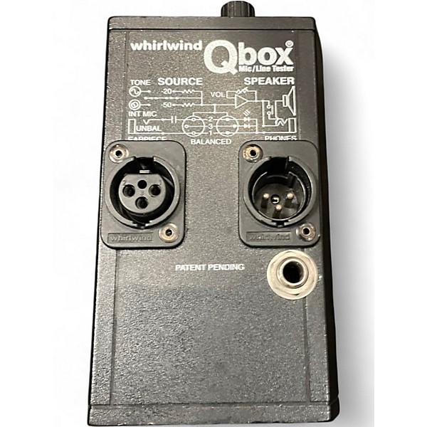 Used Whirlwind QBOX MIC/LINE TESTER