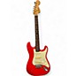 Used 1999 Squier Affinity Stratocaster Red Solid Body Electric Guitar thumbnail