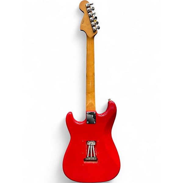 Used 1999 Squier Affinity Stratocaster Red Solid Body Electric Guitar