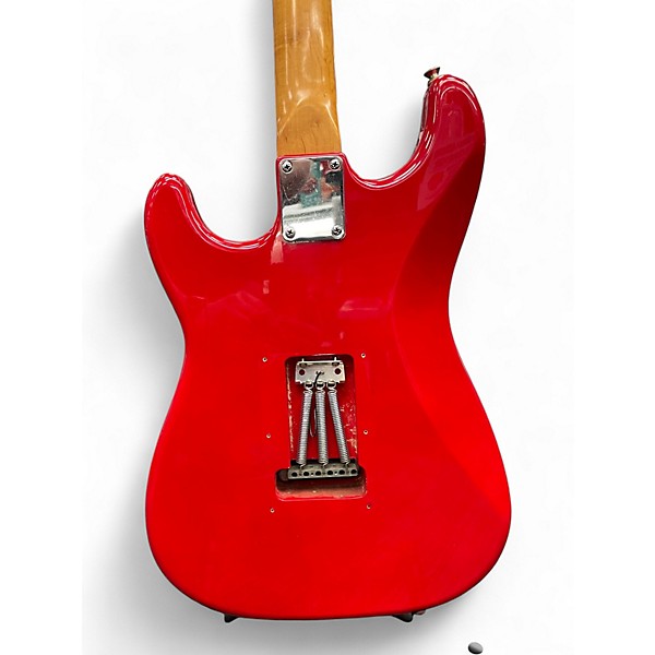 Used 1999 Squier Affinity Stratocaster Red Solid Body Electric Guitar