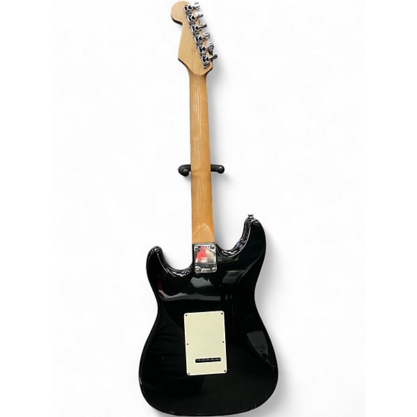 Used 1996 Squier Affinity Stratocaster Black Solid Body Electric Guitar