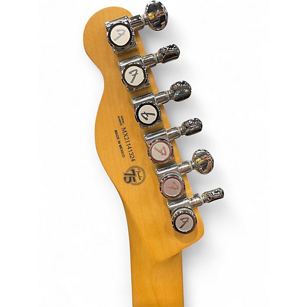 Used Fender Deluxe Nashville Telecaster White Blonde Solid Body Electric Guitar