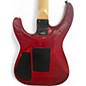 Used Jackson JS34Q Dinky Trans Red Solid Body Electric Guitar