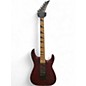 Used Jackson JS34Q Dinky Trans Red Solid Body Electric Guitar