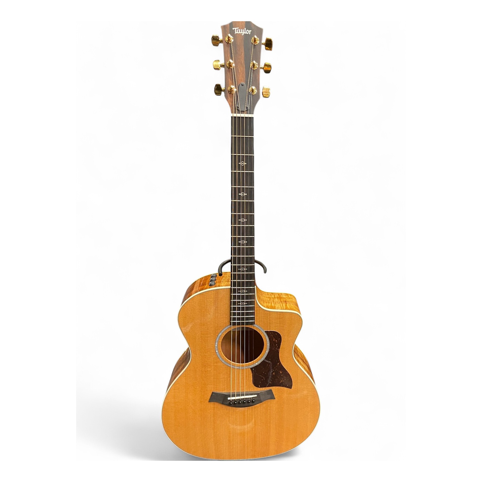 Used Taylor 214ce-K DLX Natural Acoustic Electric Guitar Natural