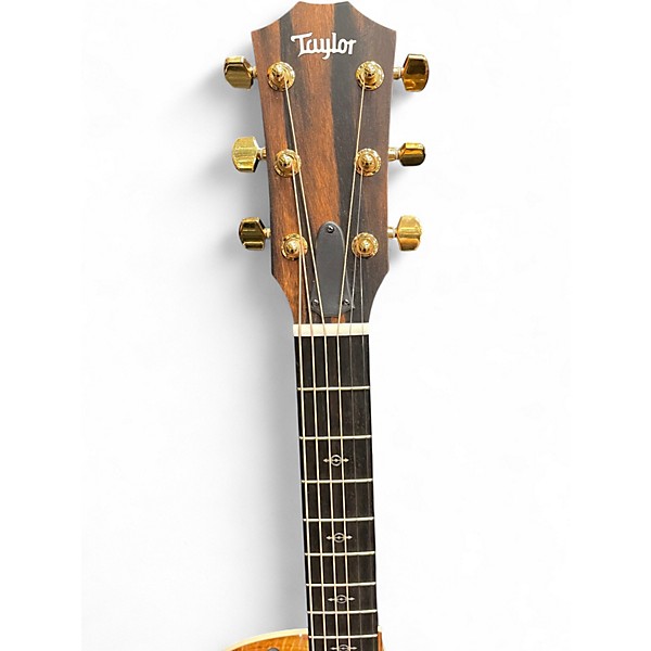 Used Taylor 214ce-K DLX Natural Acoustic Electric Guitar