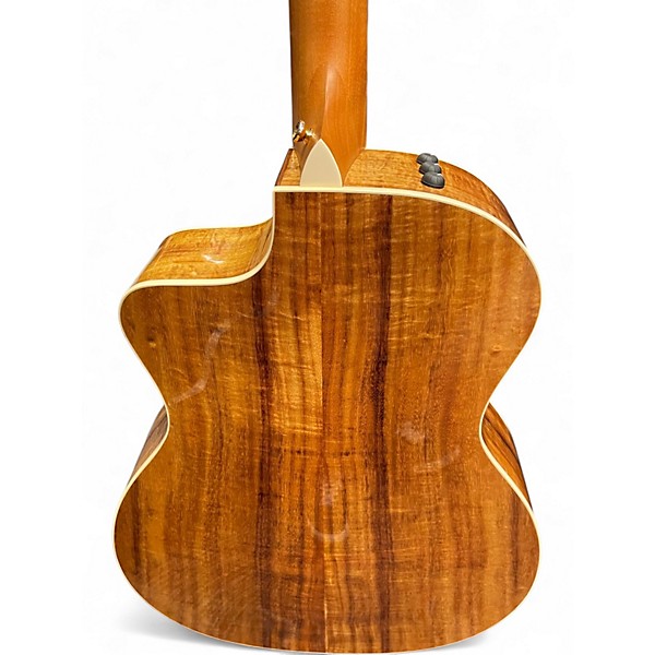 Used Taylor 214ce-K DLX Natural Acoustic Electric Guitar