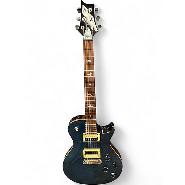 Used PRS SE Custom 22 Trans Black Solid Body Electric Guitar