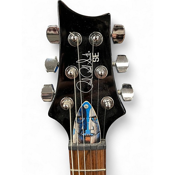 Used PRS SE Custom 22 Trans Black Solid Body Electric Guitar